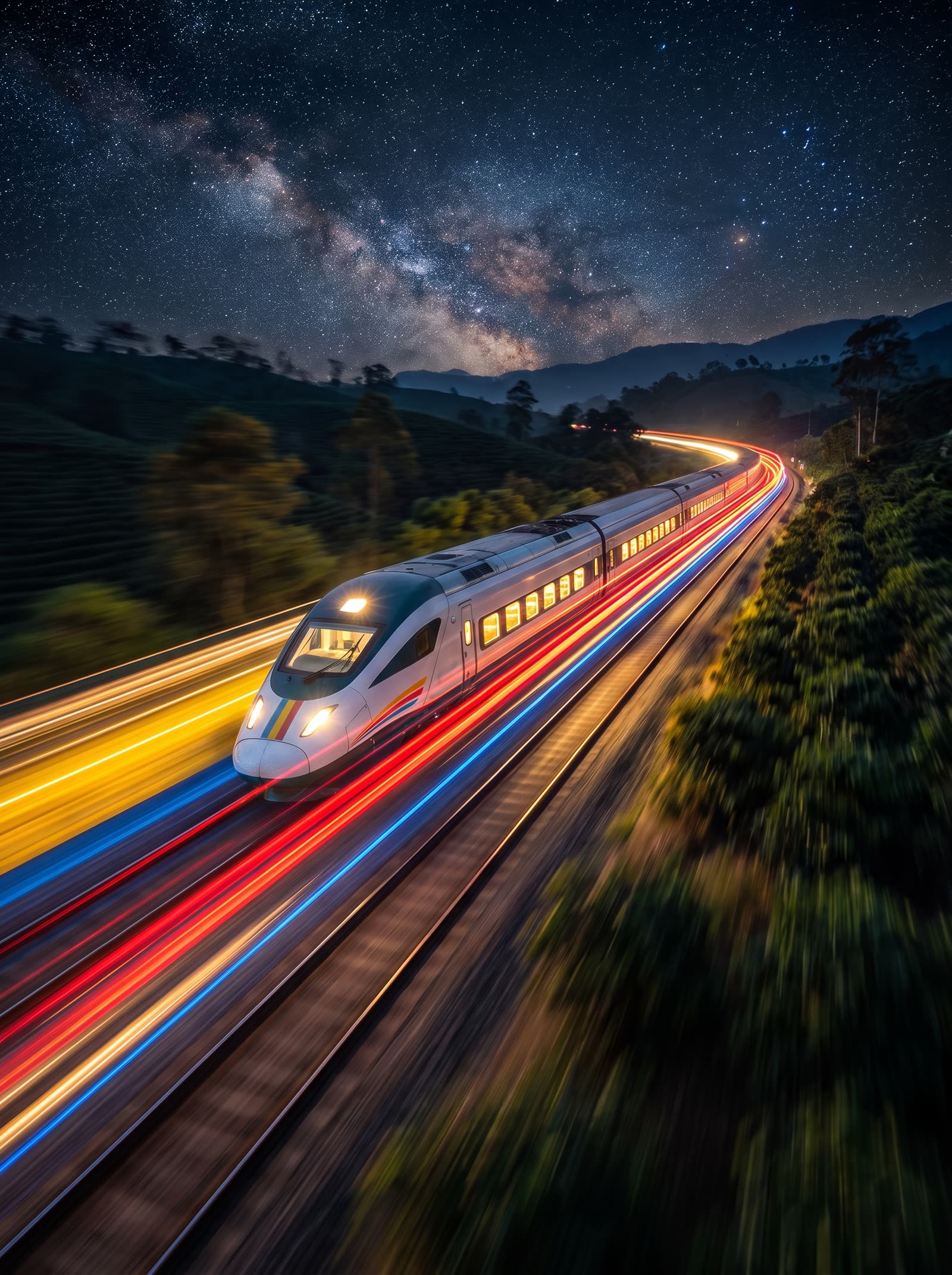 Velocidad bajo las estrellas
